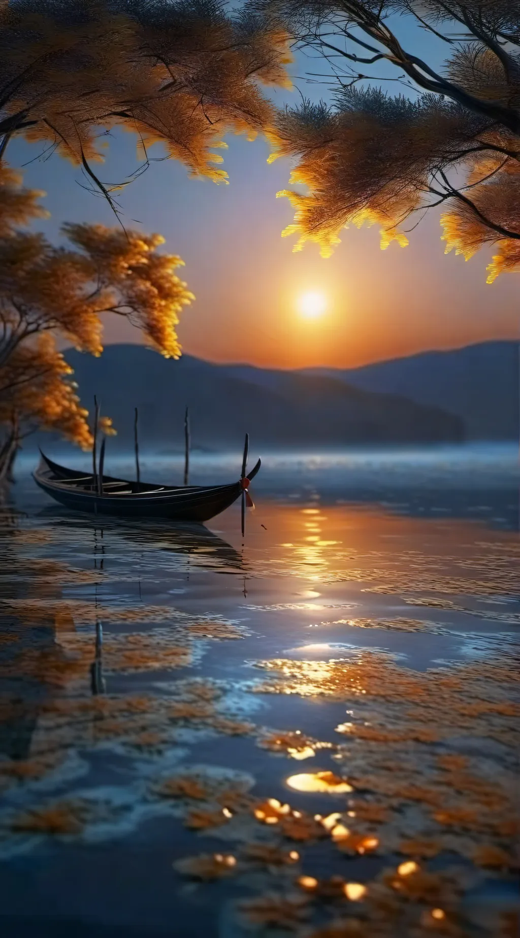 ai character: Relaxing Ocean background