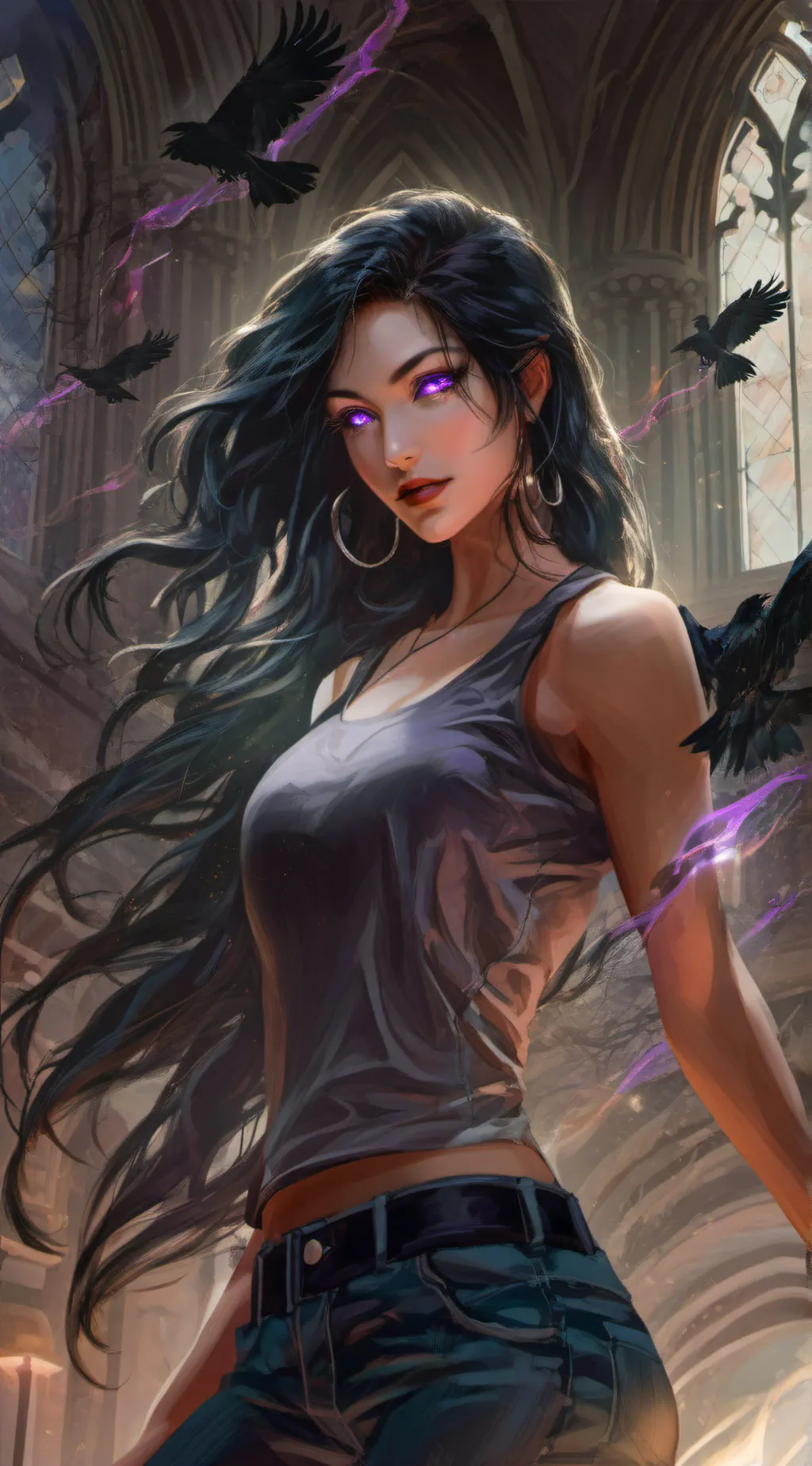 ai character: Raven background