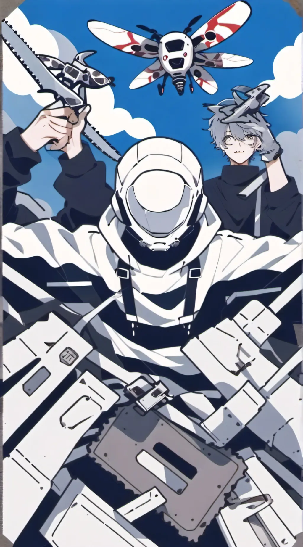 ai character: murder drones  background