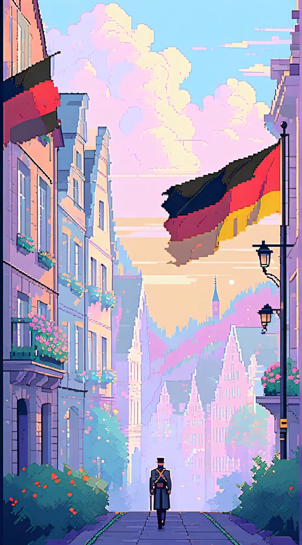 ai character: Germany￼ background