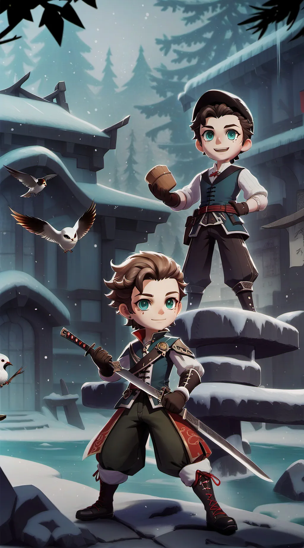 ai character: levi background