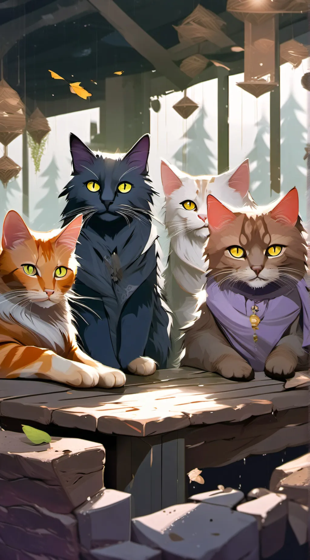 ai character: ☆warrior cats ♡ background