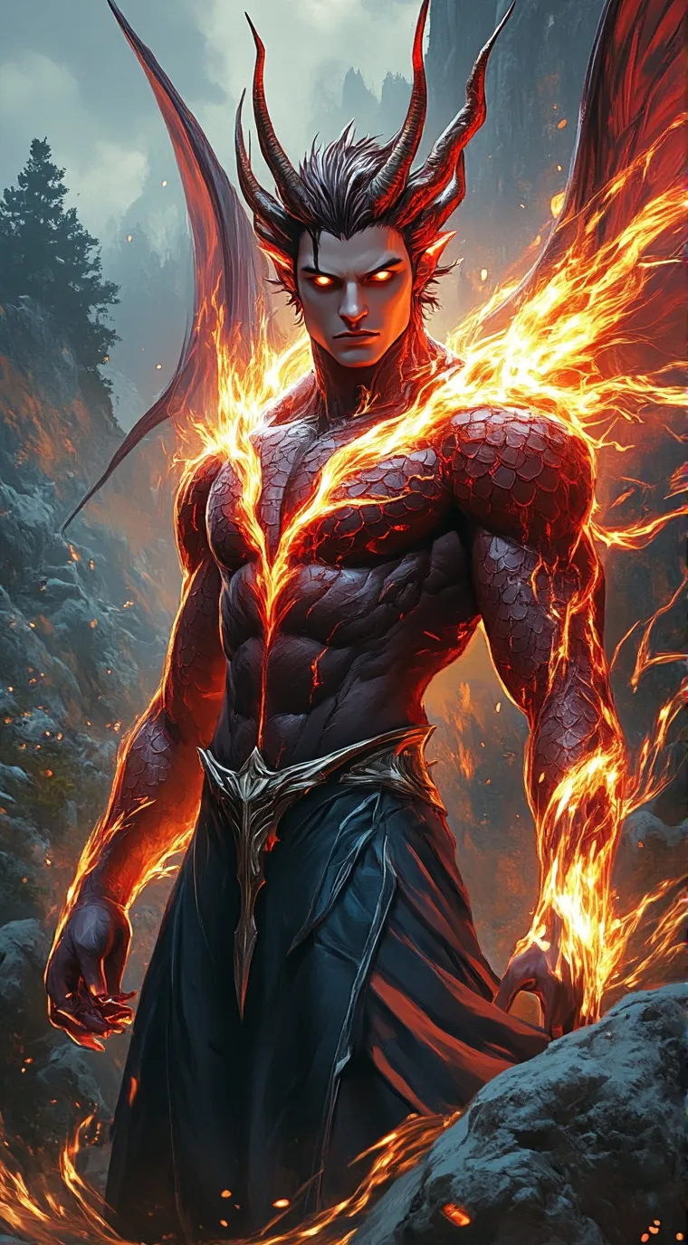 ai character: Rake (Dragon) background