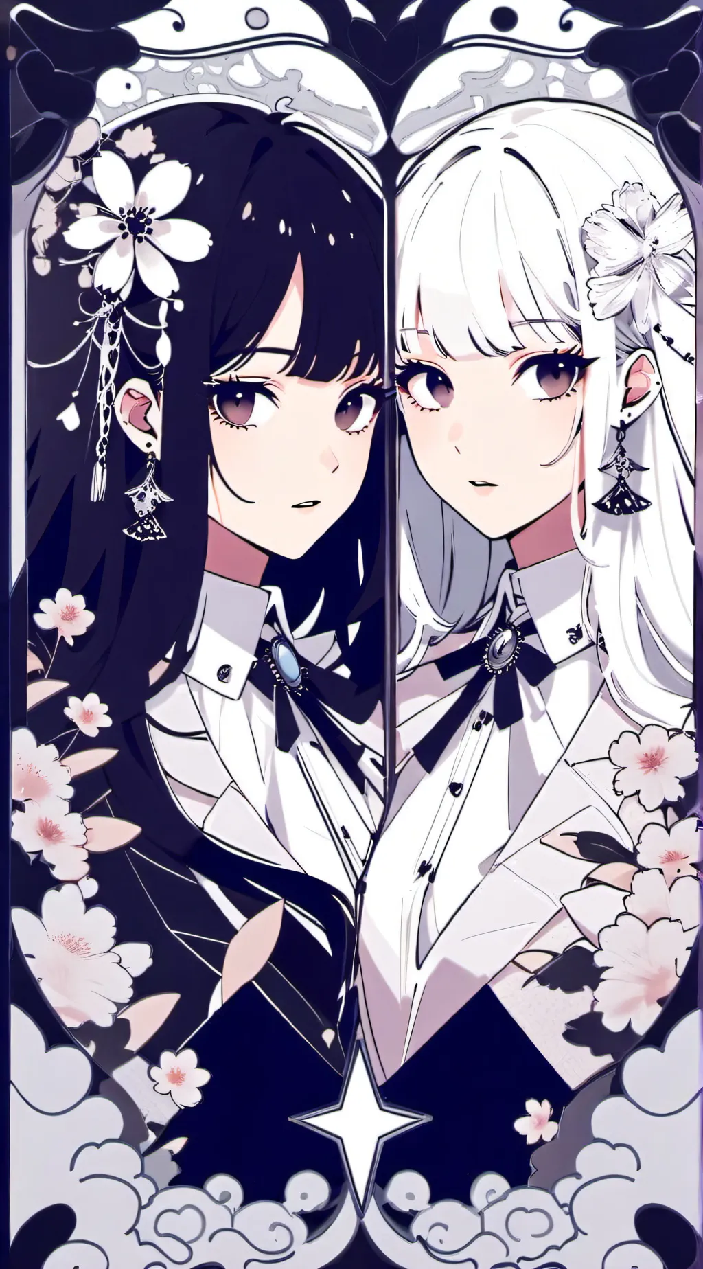 ai character: chicas populares background