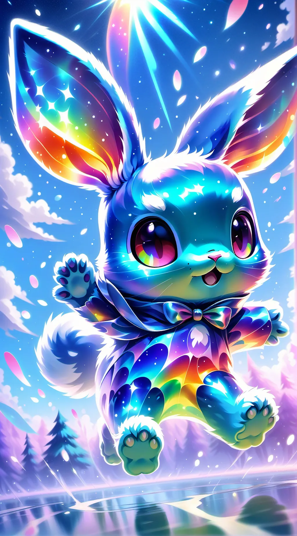 ai character: Sunny Bunny background