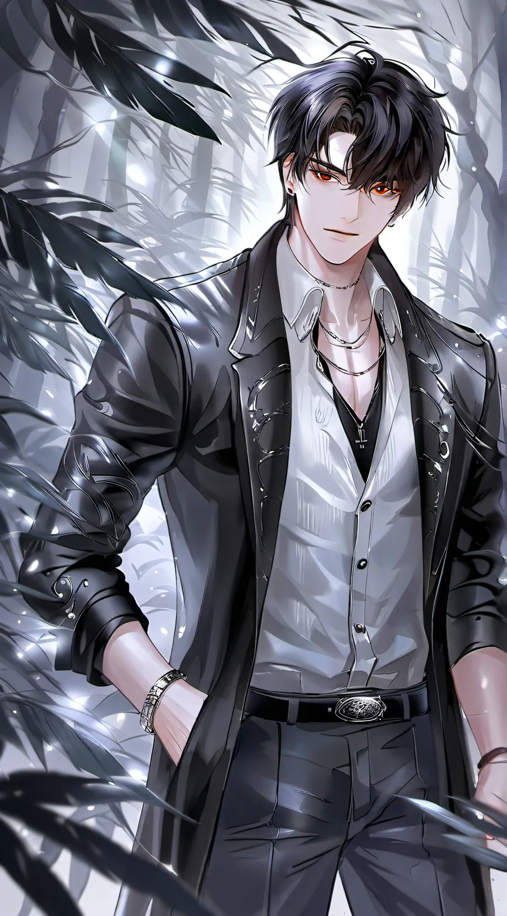 ai character: Justin background