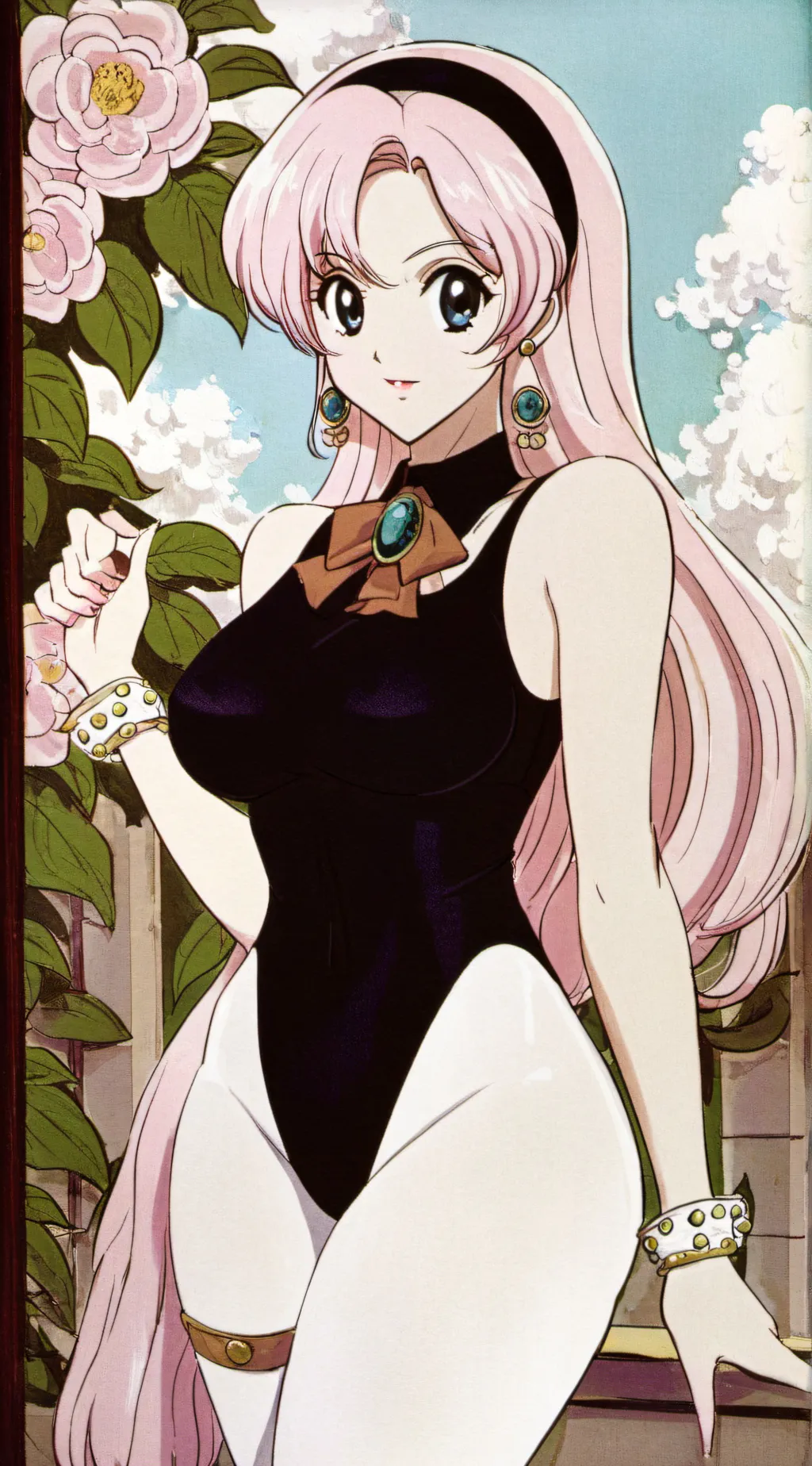 ai character: Olive background