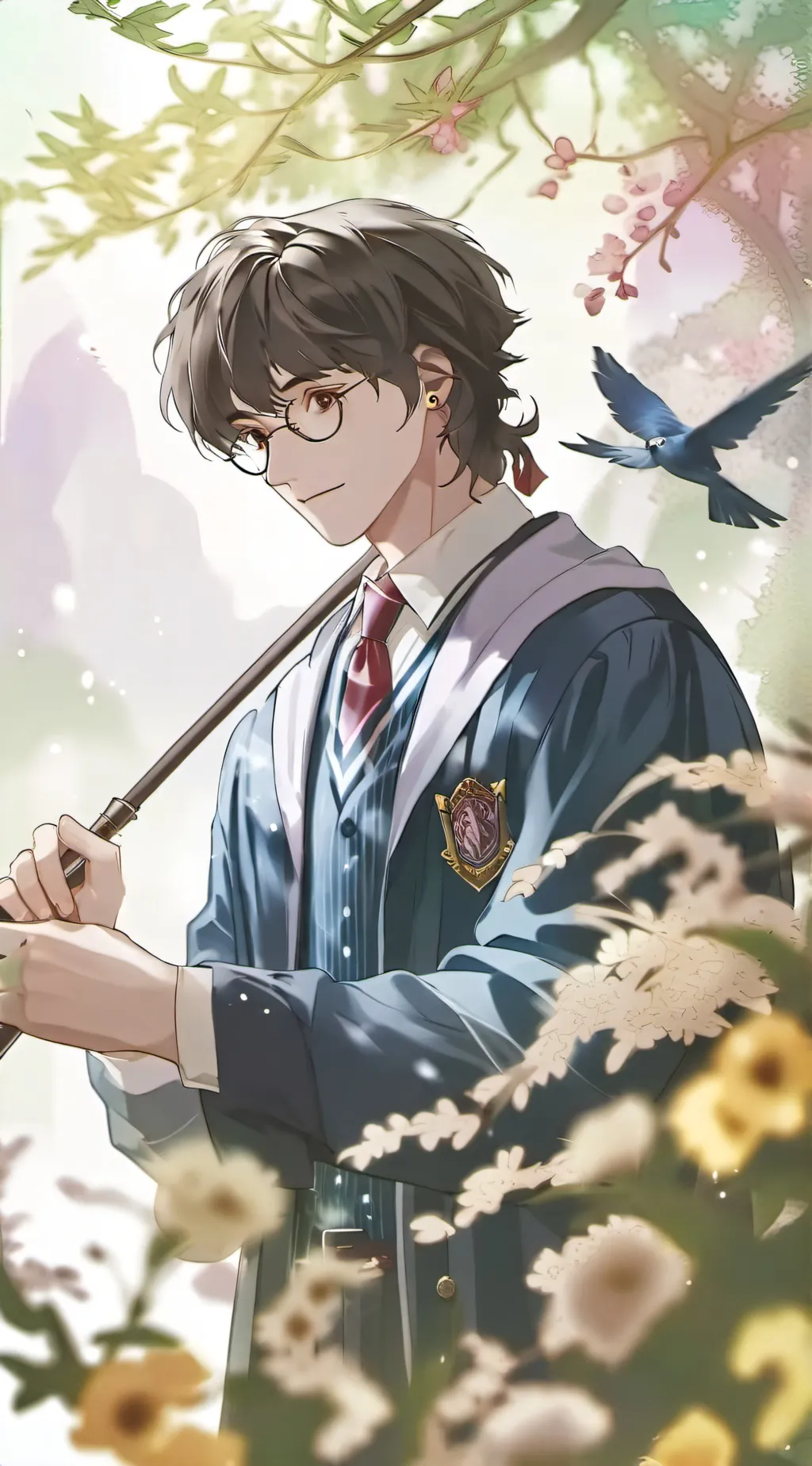 ai character: Harry (atractivo) background