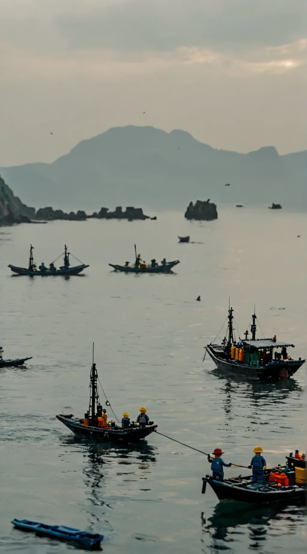 ai character: lego land background