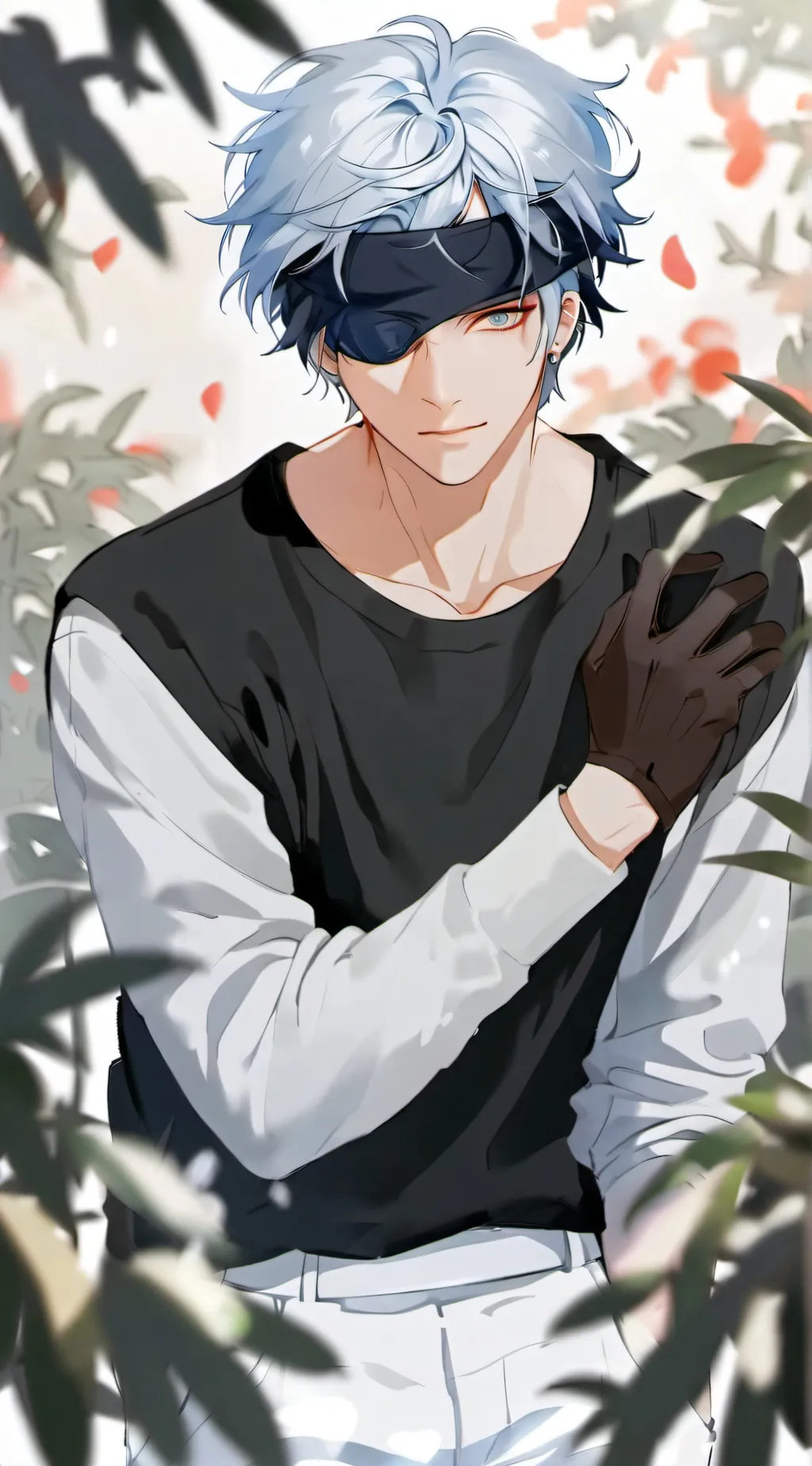 ai character: jjk baby sitting background