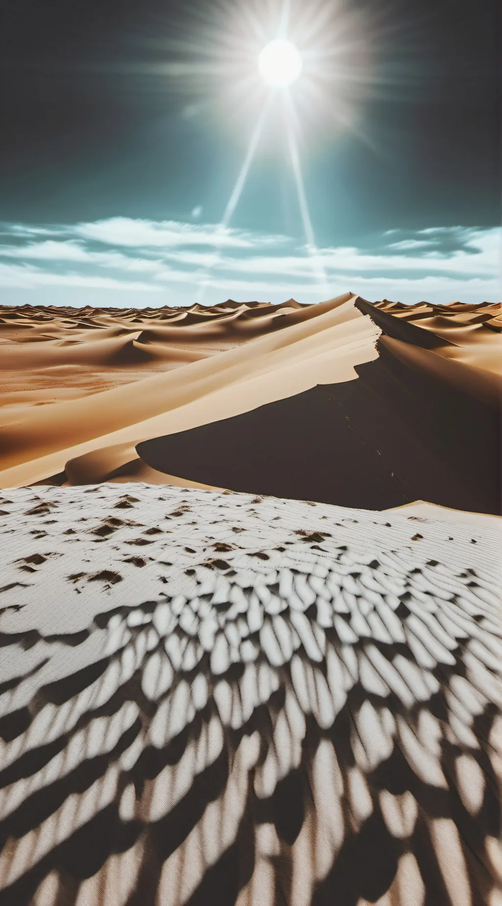 ai character: Saharan Desert background