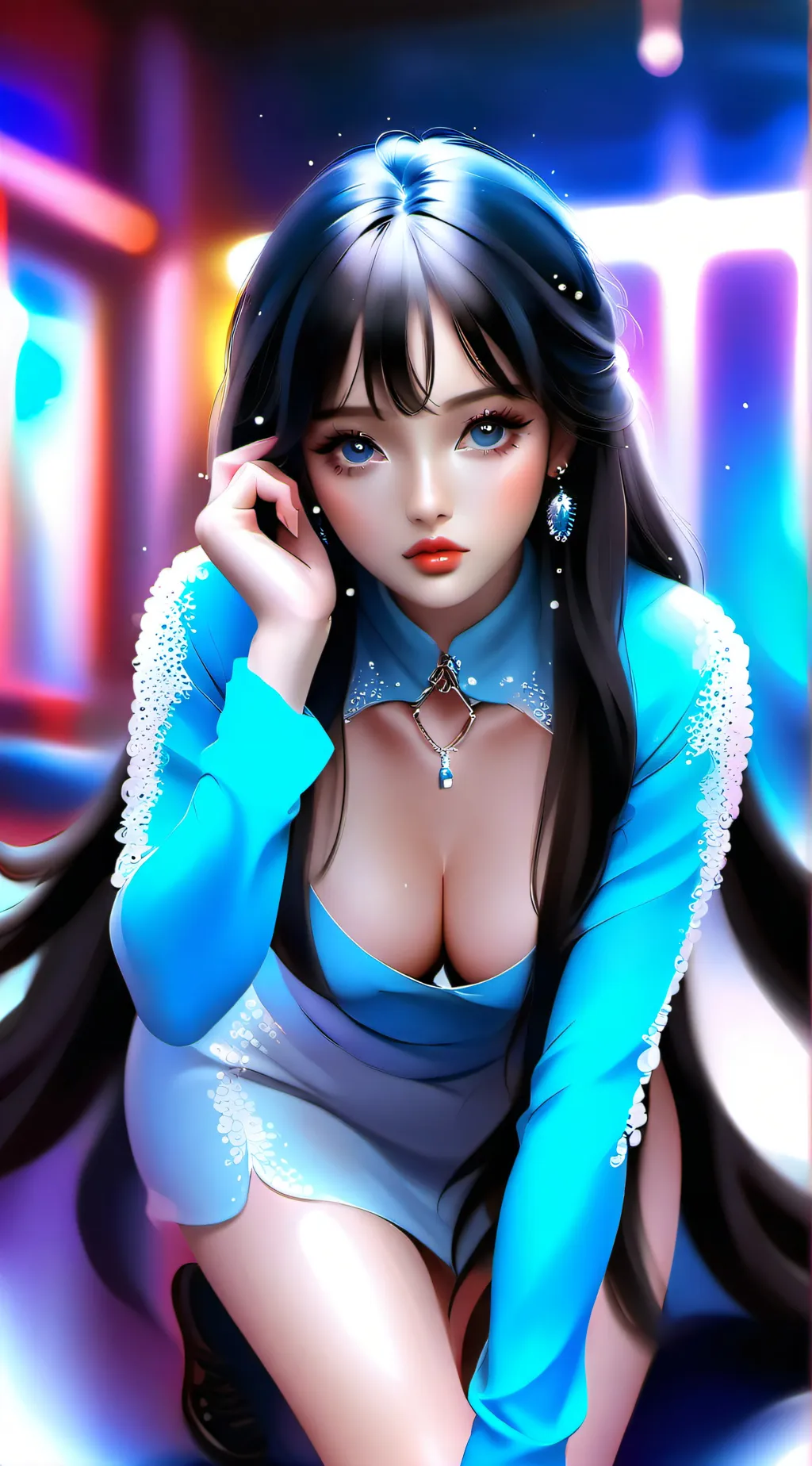 ai character: Gianna/friends background