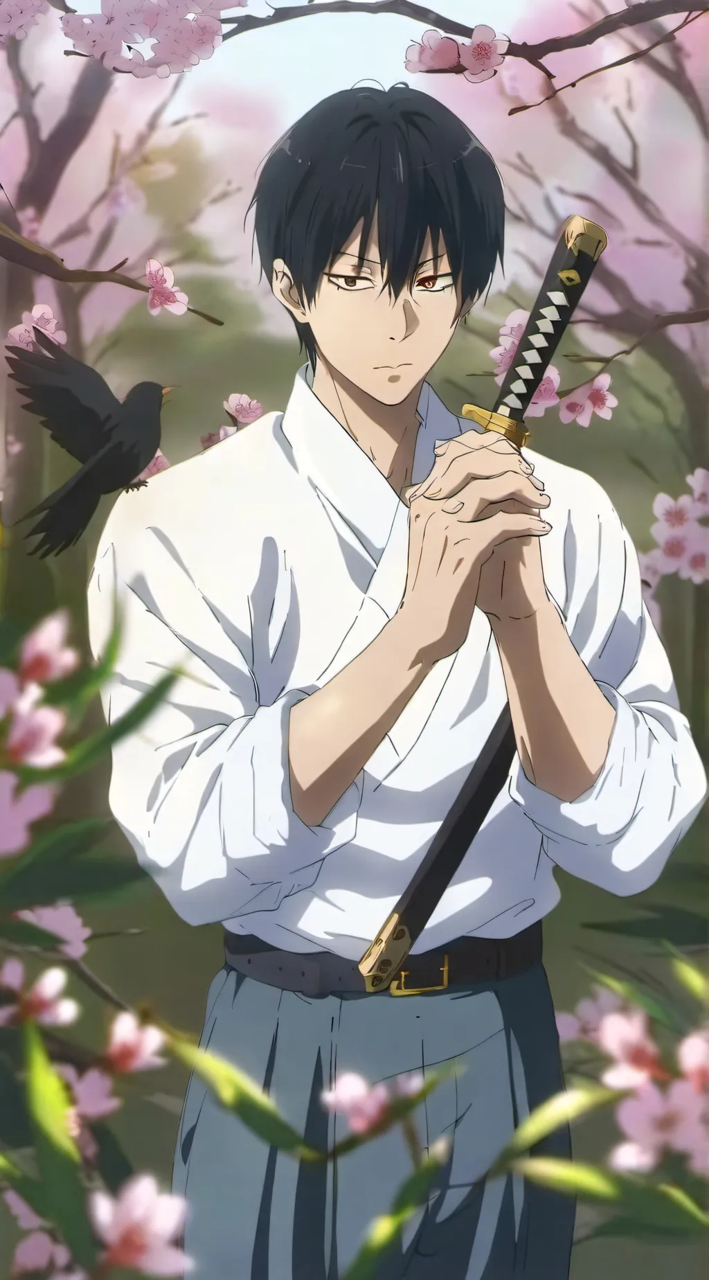 ai character: Toji Fushiguro  background