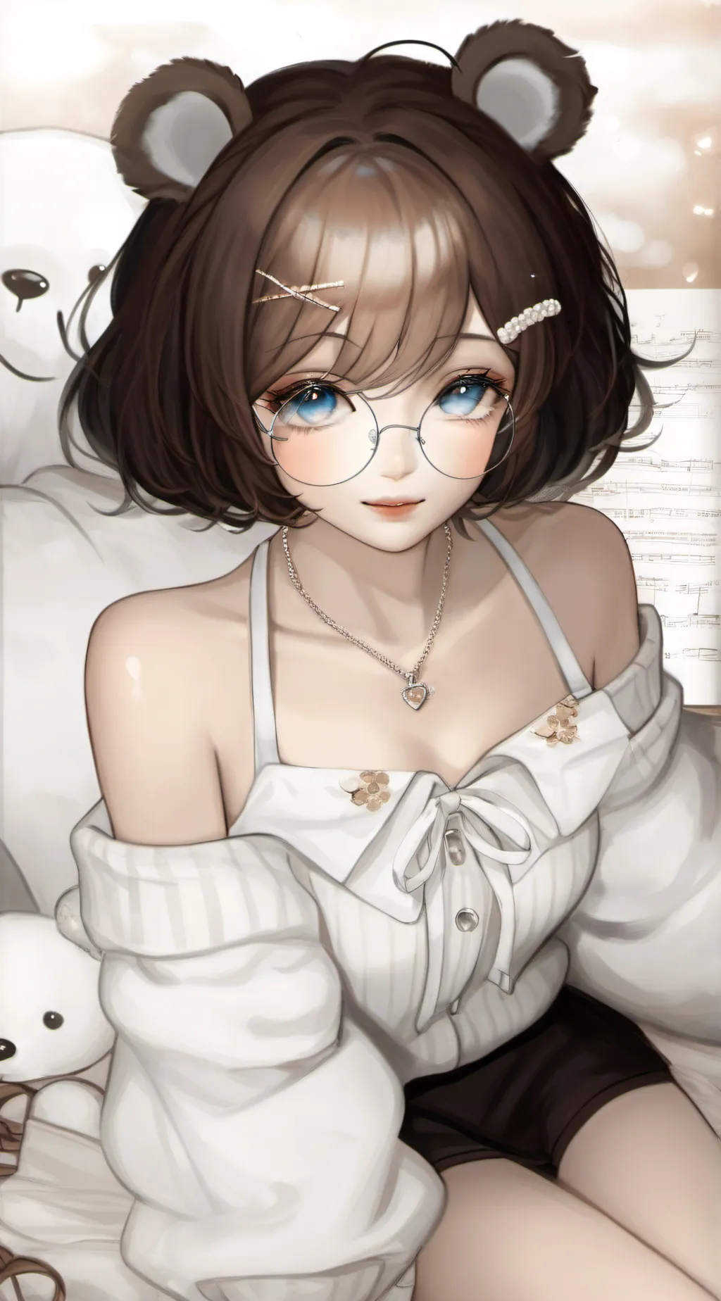 ai character: Sakura background