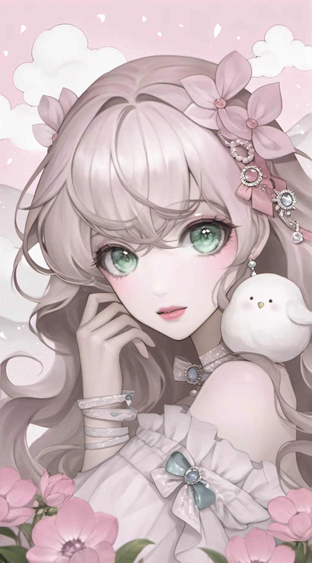 ai character: Lily  background