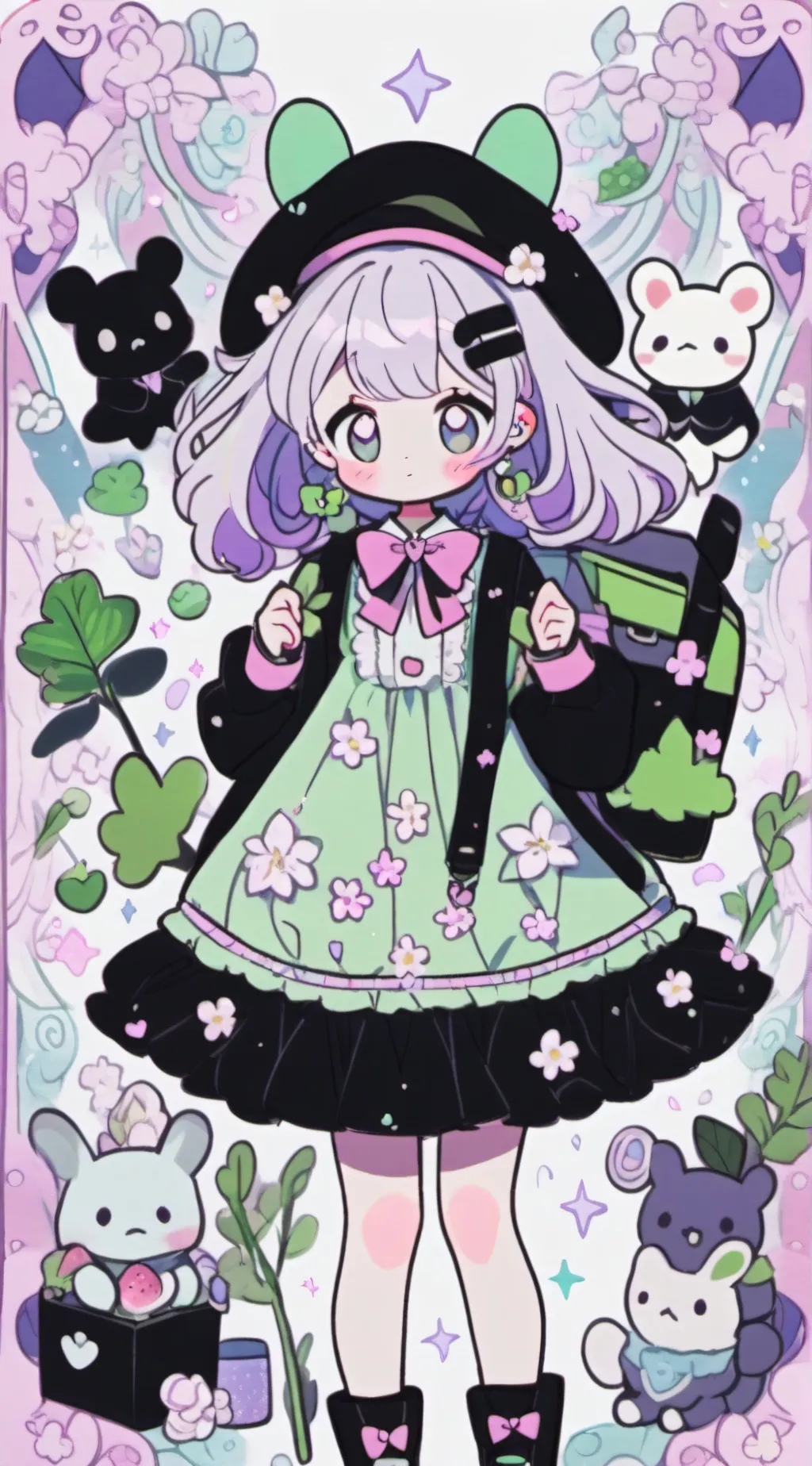 ai character: saori  background