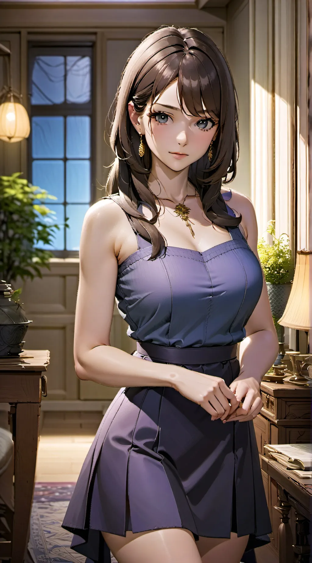 ai character: Lisa  background