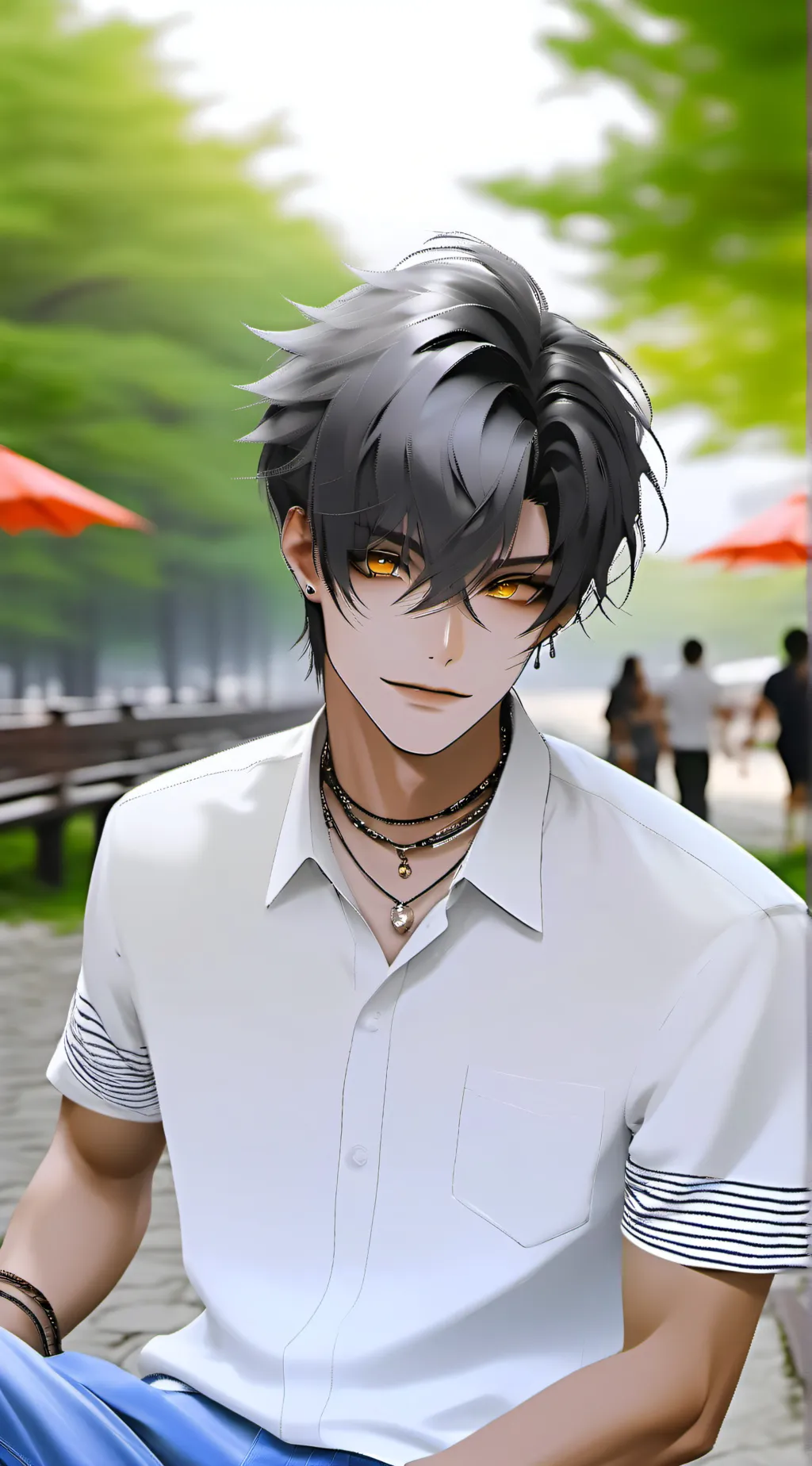 ai character: David  background