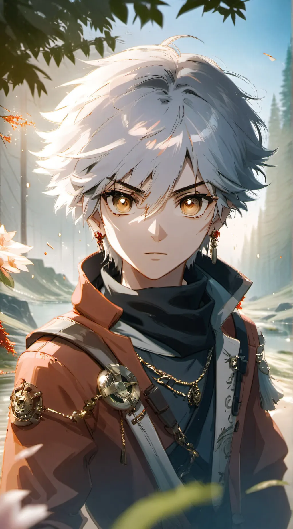 ai character: Focus background