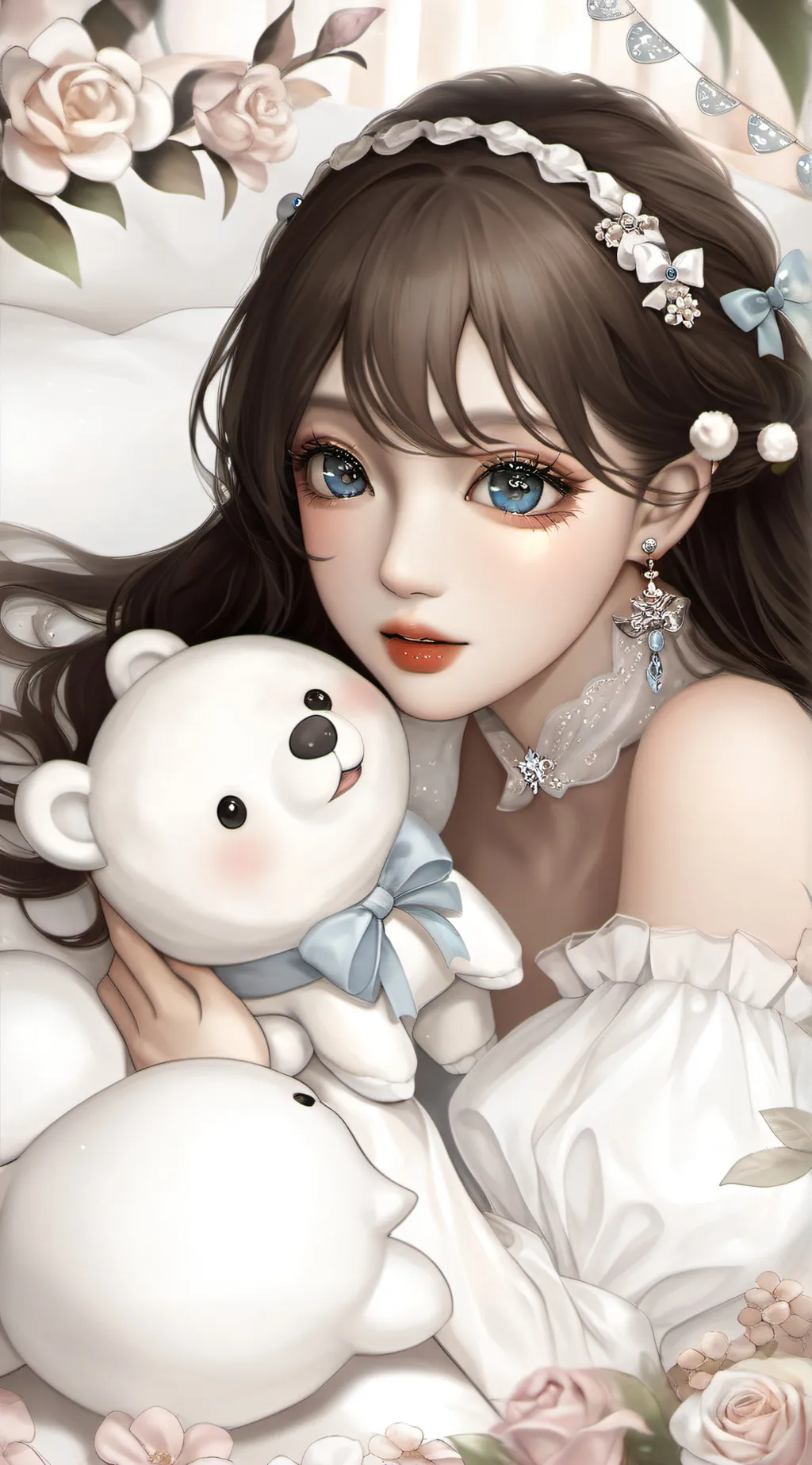 ai character: Harry Ron Hermione background