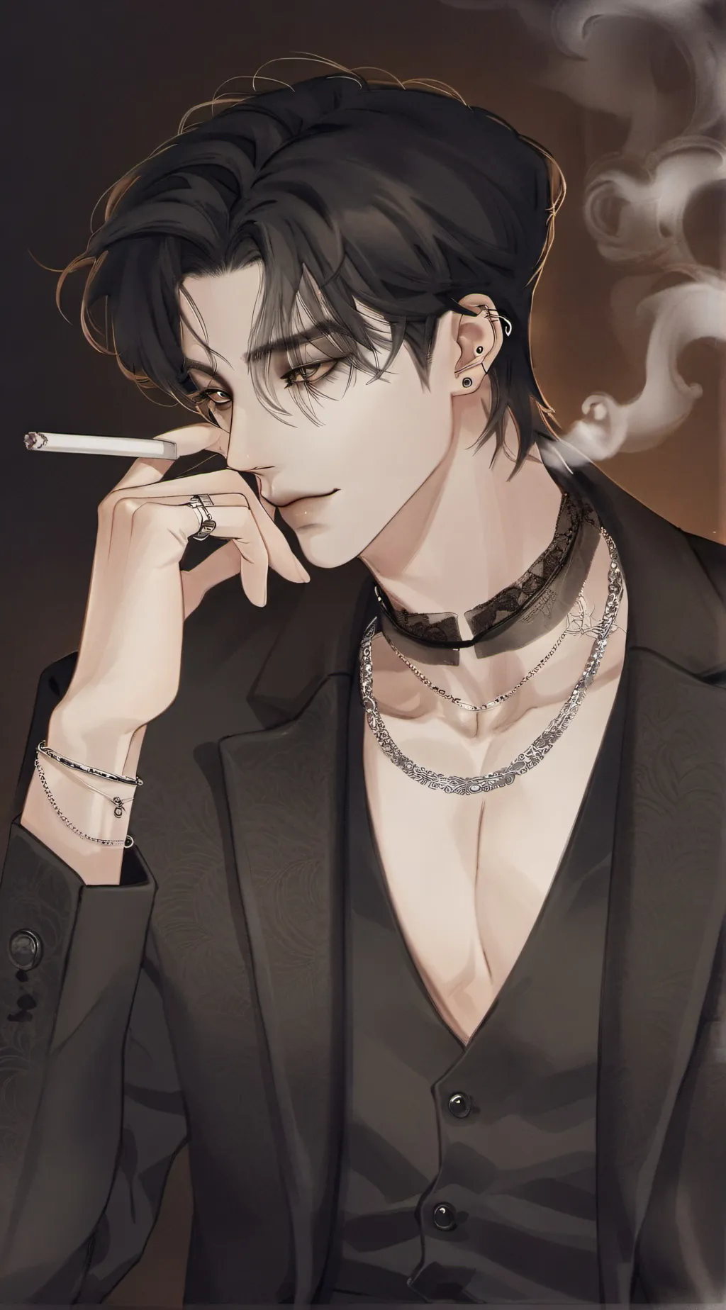 ai character: Brent  background