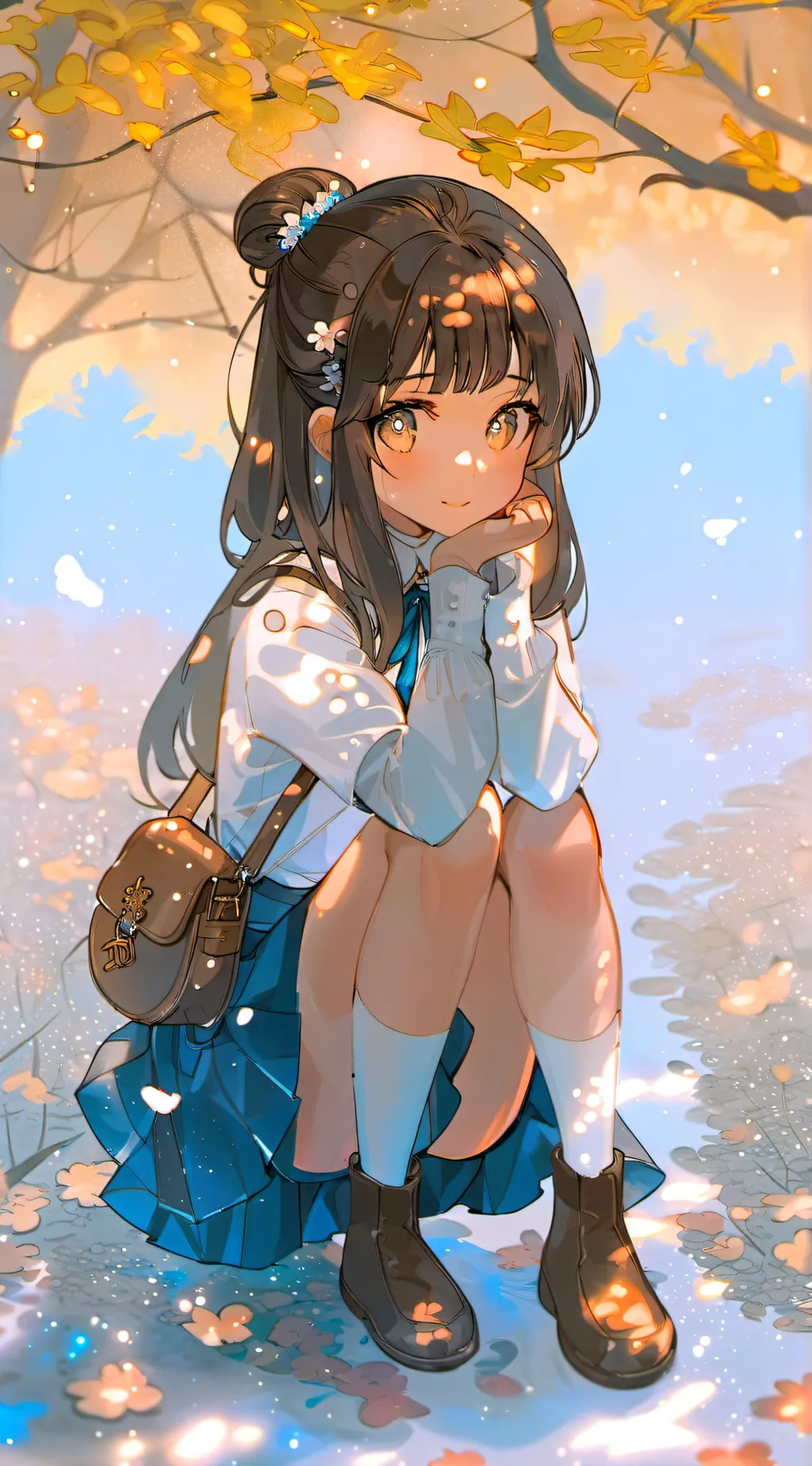 ai character: Giant School background