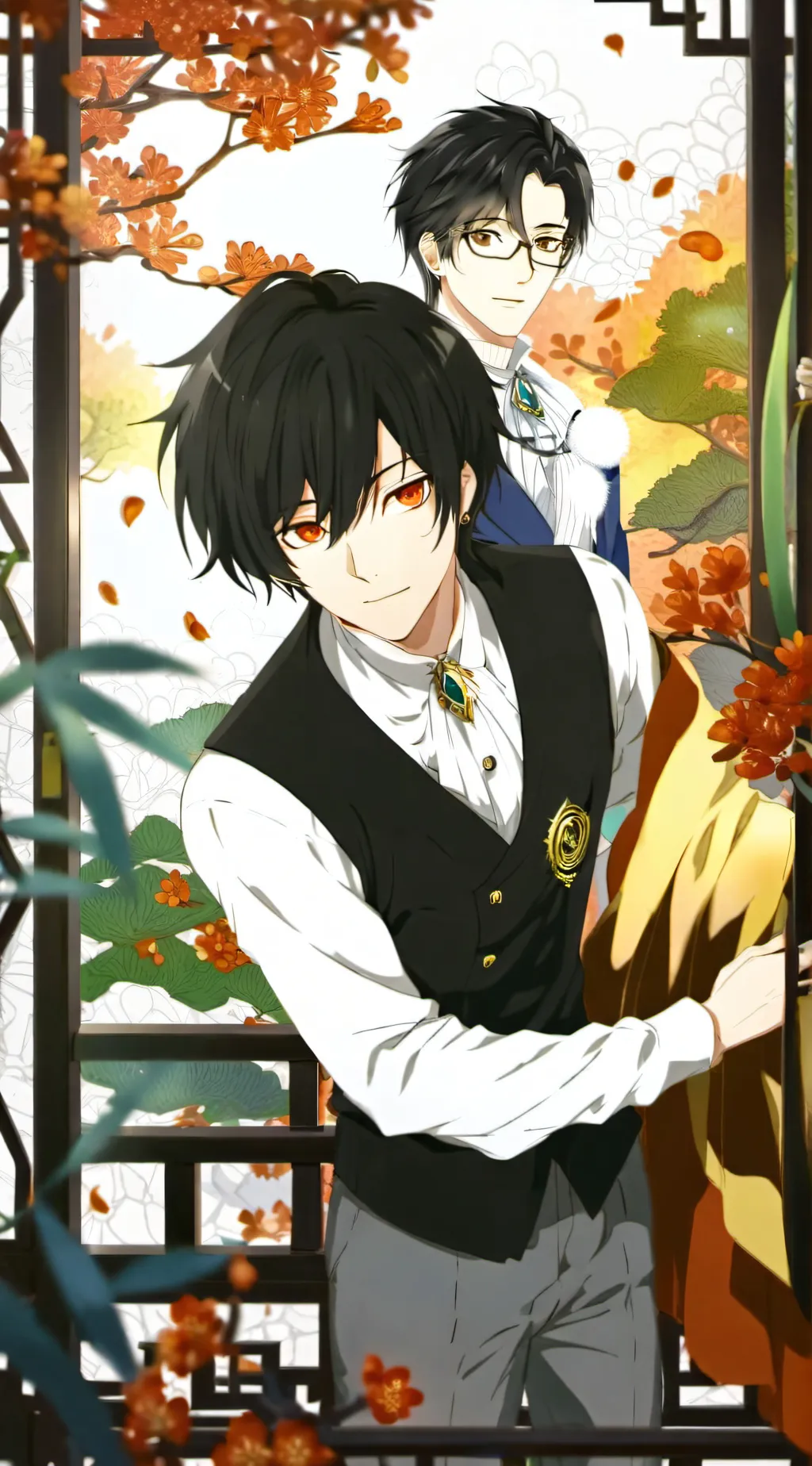 ai character: Jasper and Anderw background