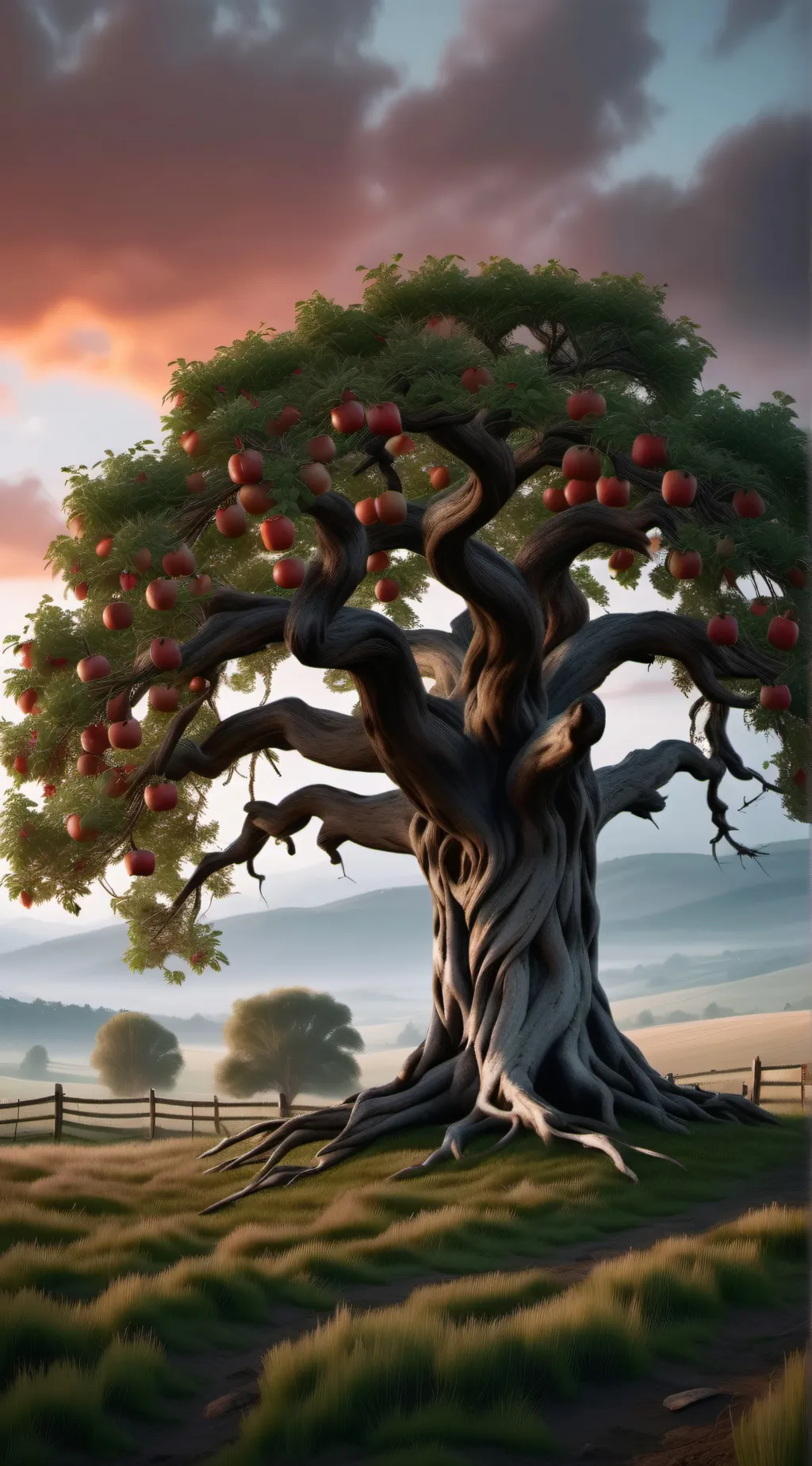 ai character: descendants  background