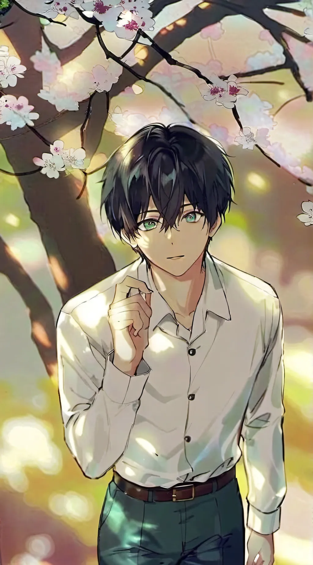 ai character: ^•^~mike~^•^ background