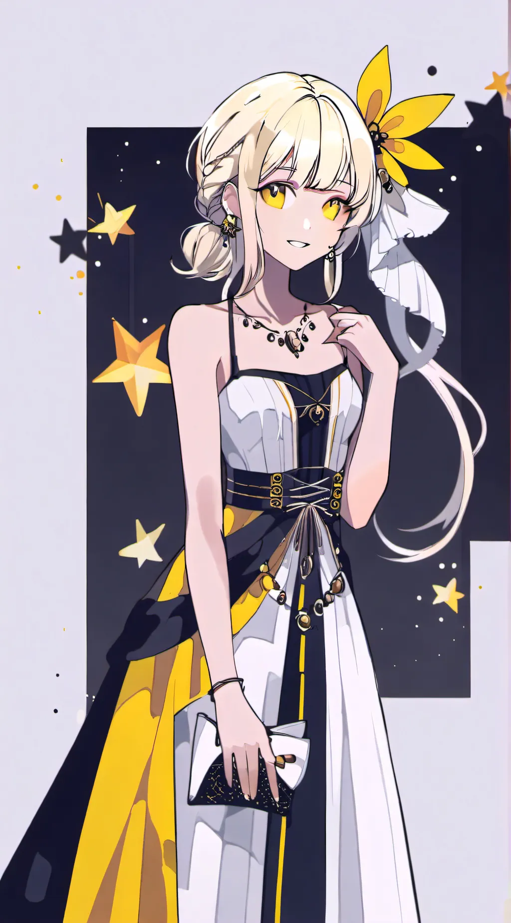 ai character: Star ⭐️  background