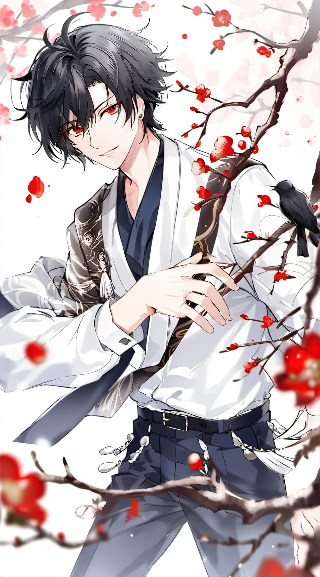 ai character: Fuji background