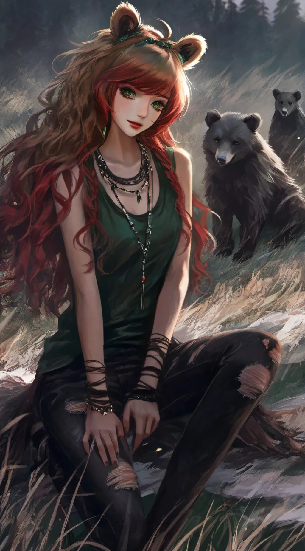 ai character: zeria  background