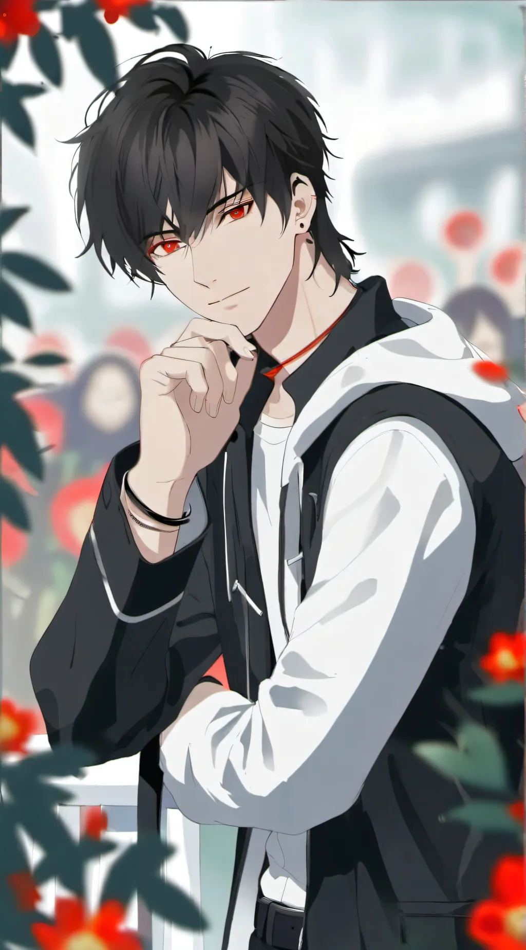 ai character: Emir❤️😒 background