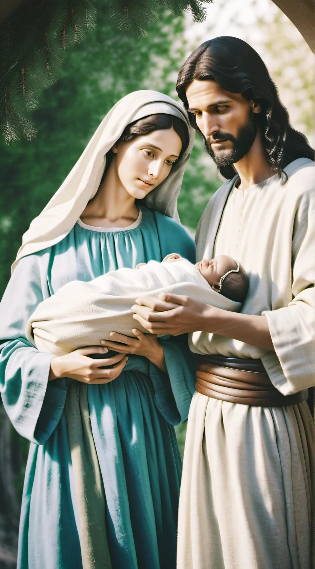 ai character: Joseph x Mary background