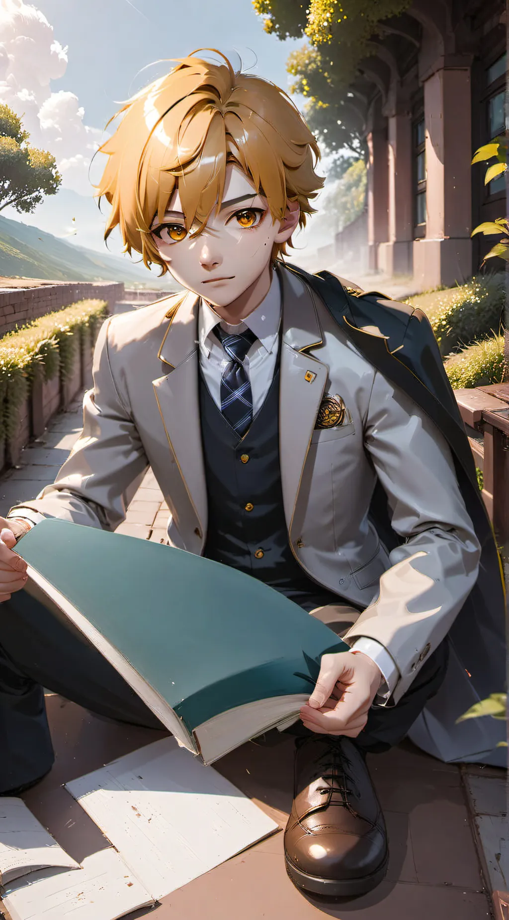 ai character: Denki background