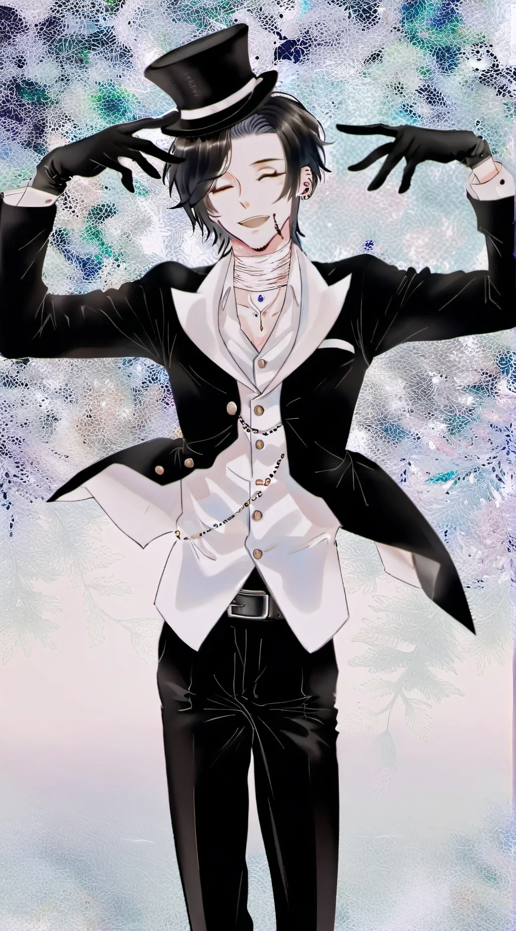 ai character: random magician background