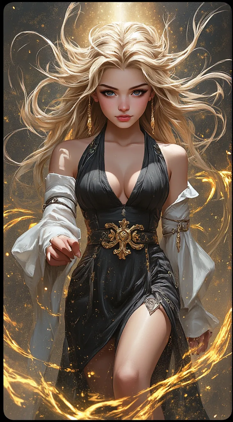 ai character: crystal background