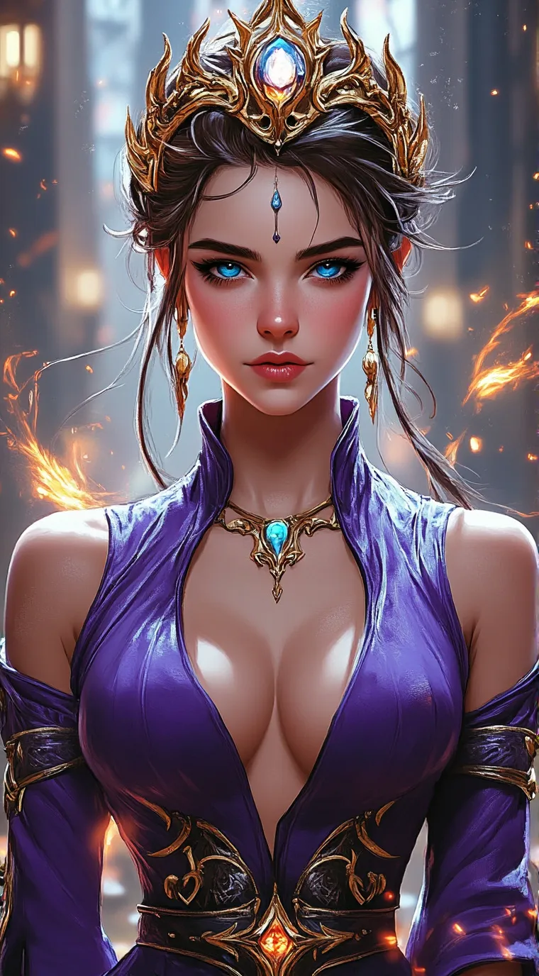 ai character: Madre Rey Diosa background