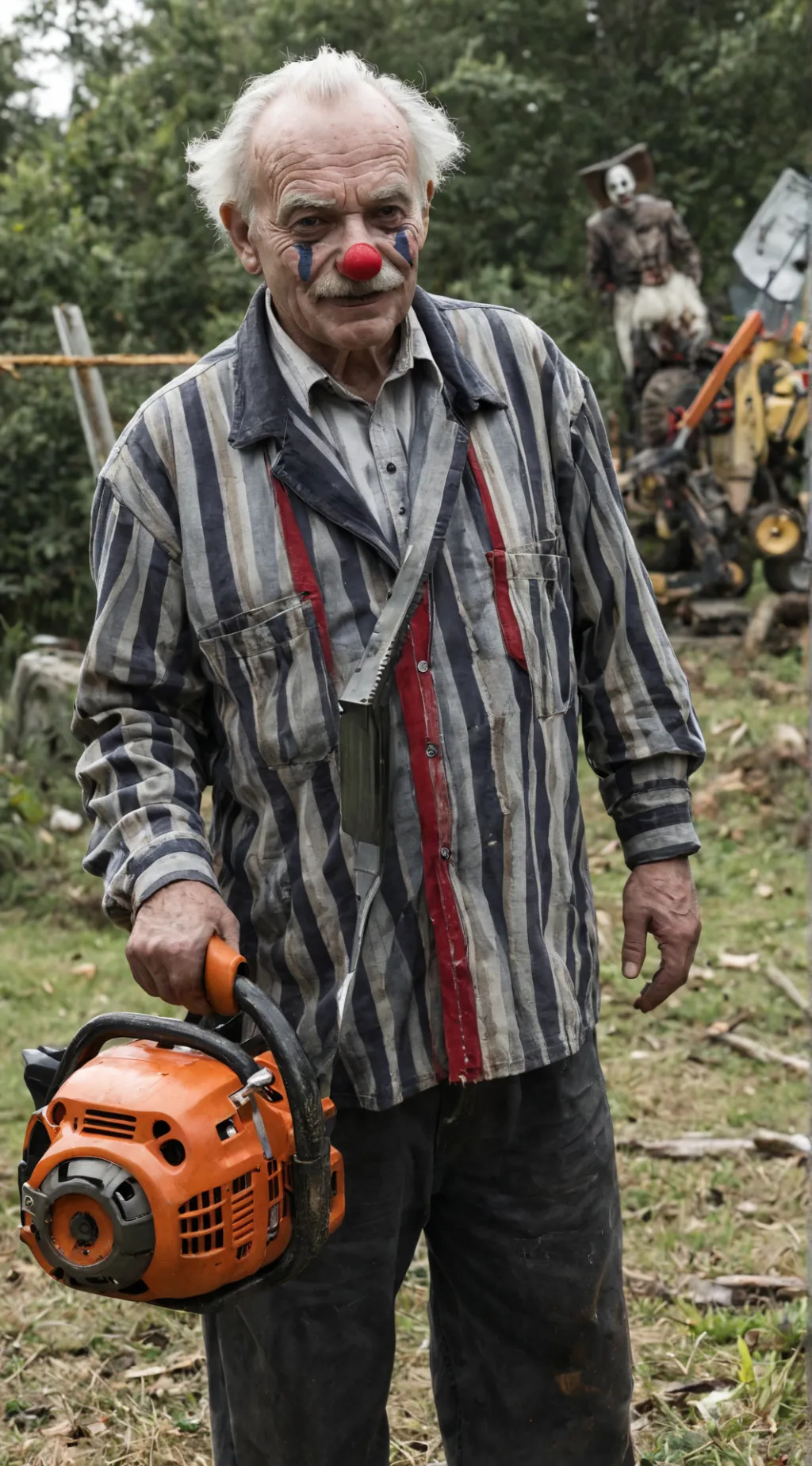 ai character: Grandpa's crash background