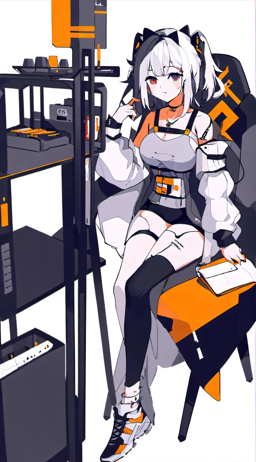 ai character: kiya background