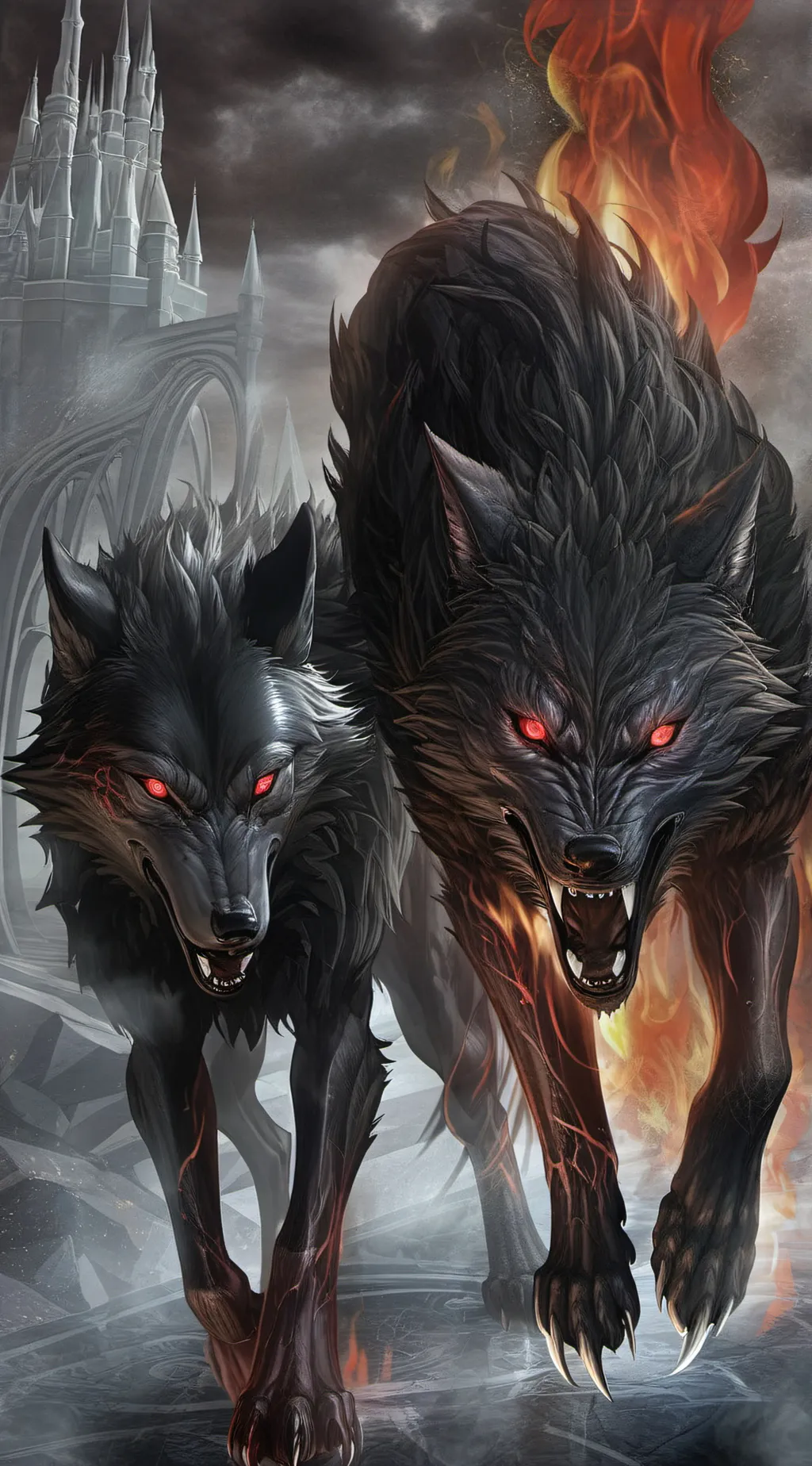 ai character: Shadow🖤~🌠Star background