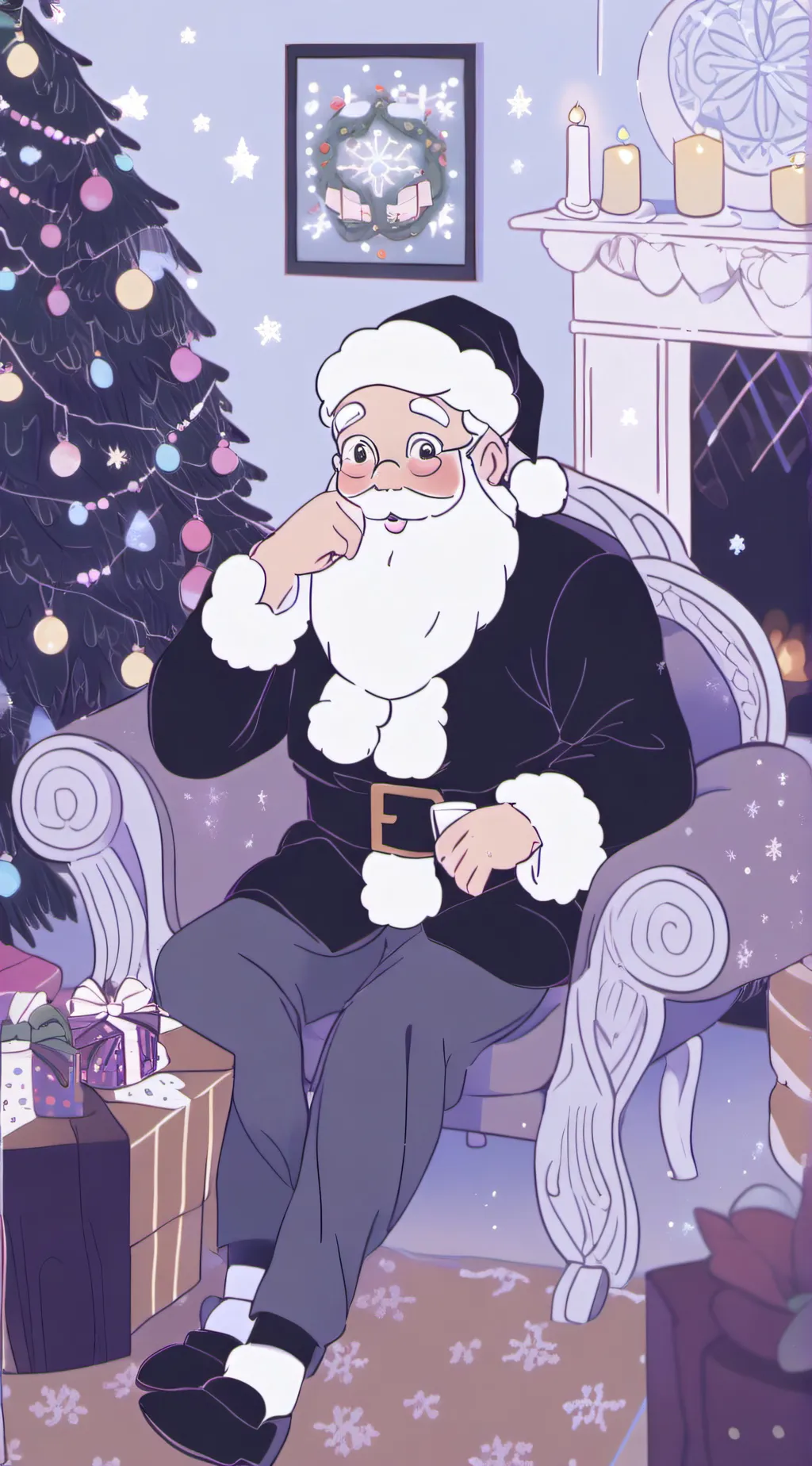 ai character: Enhypen ~Xmas ver~ background