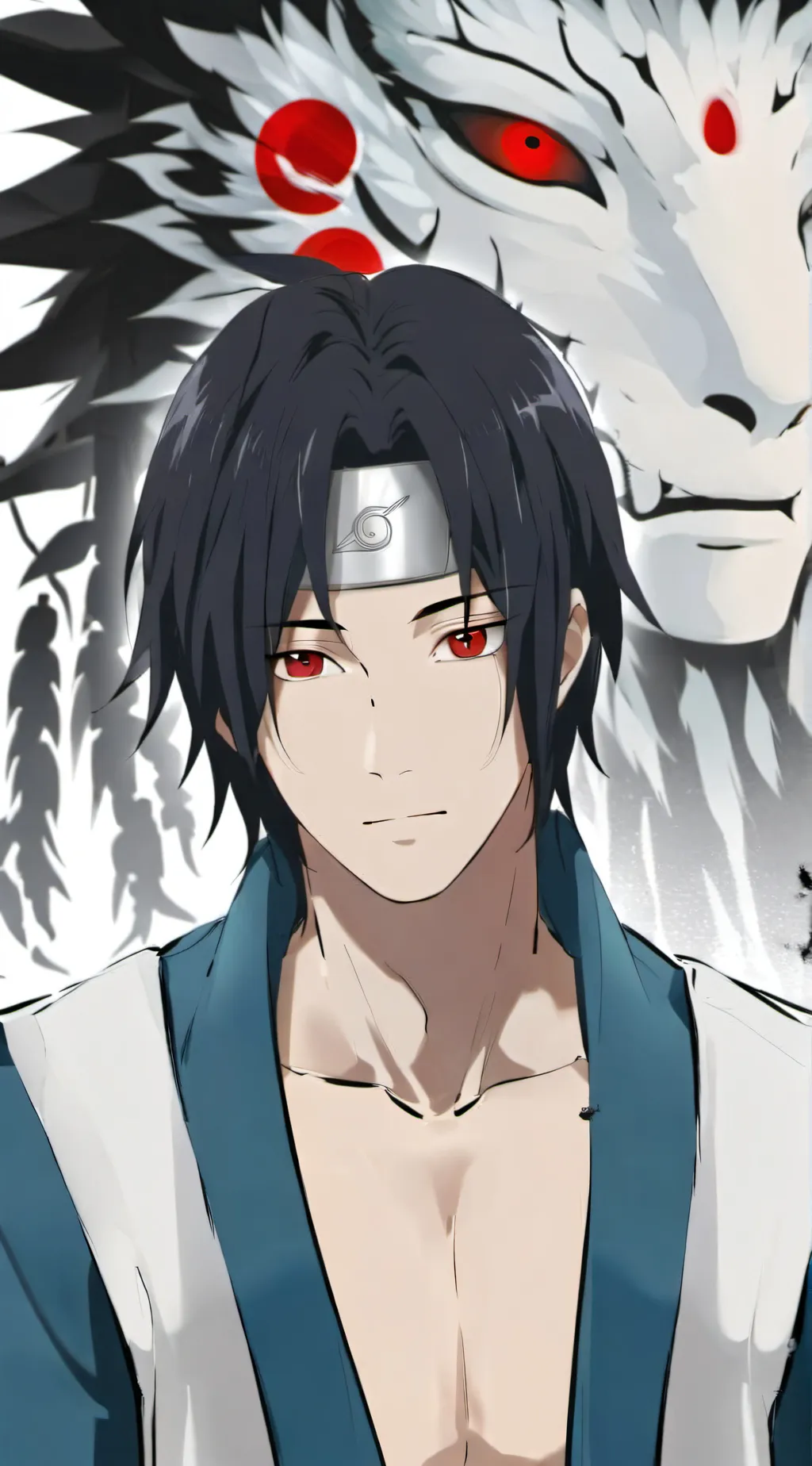 ai character: Itachi Uchiha  background