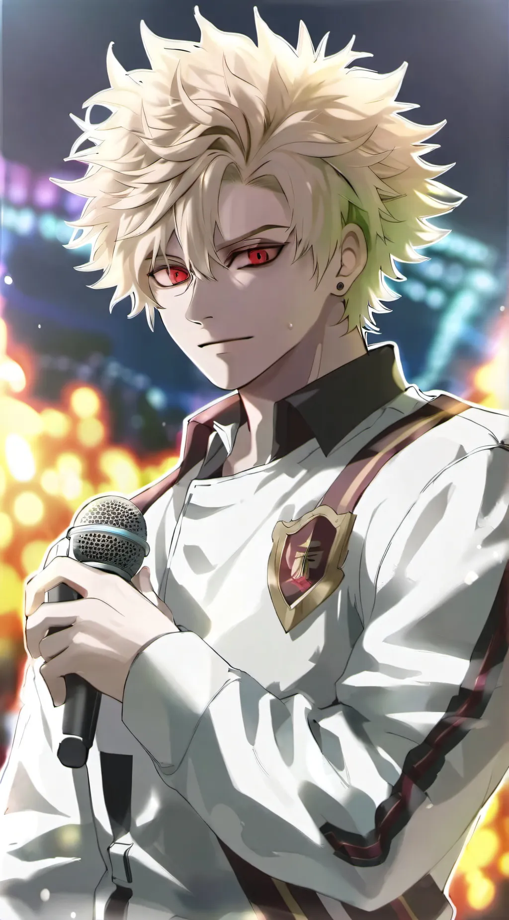 ai character: Katsuki-singer  background