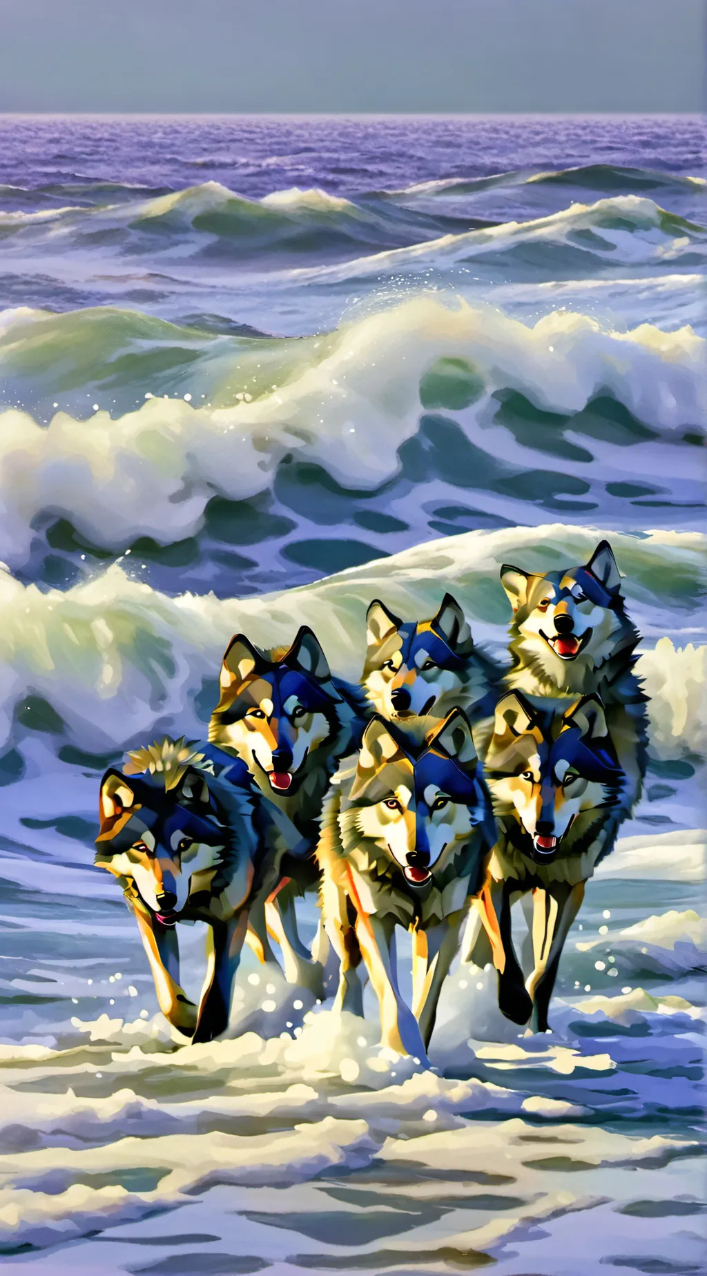 ai character: wolves background