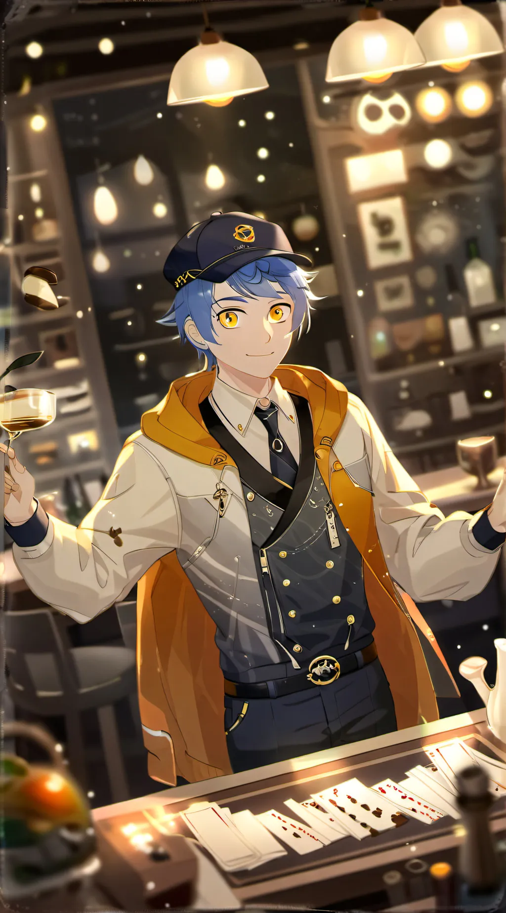 ai character: Johnny Minecraft  background