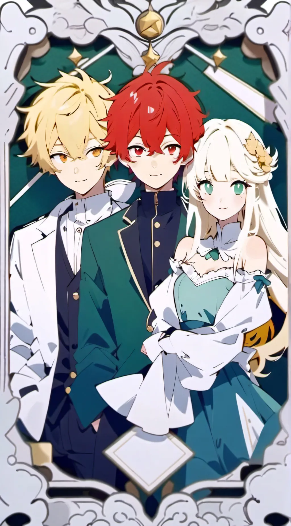 ai character: chrismas eve background