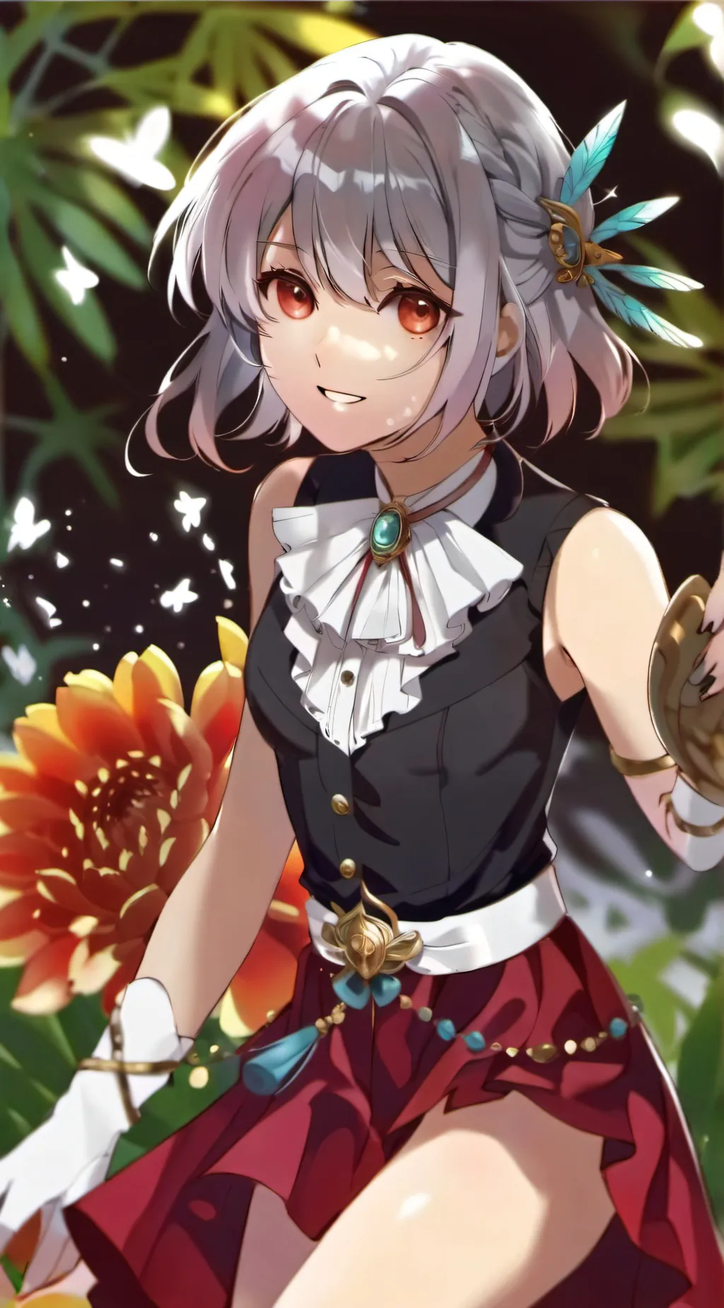 ai character: Mha x your school  background