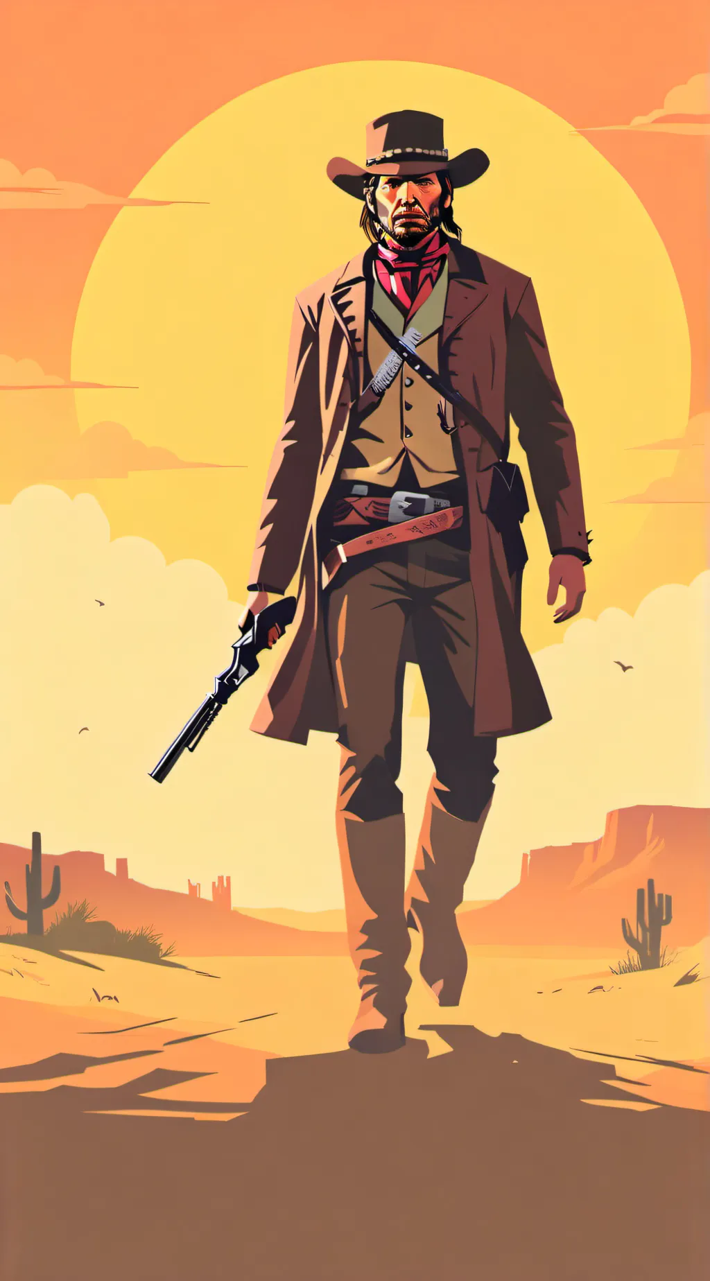 ai character: RDR Online background