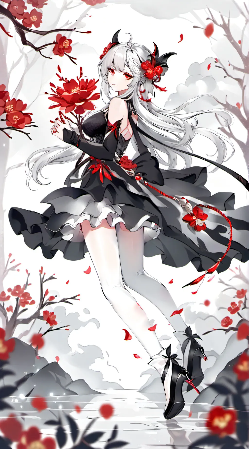 ai character: anna🖤 background